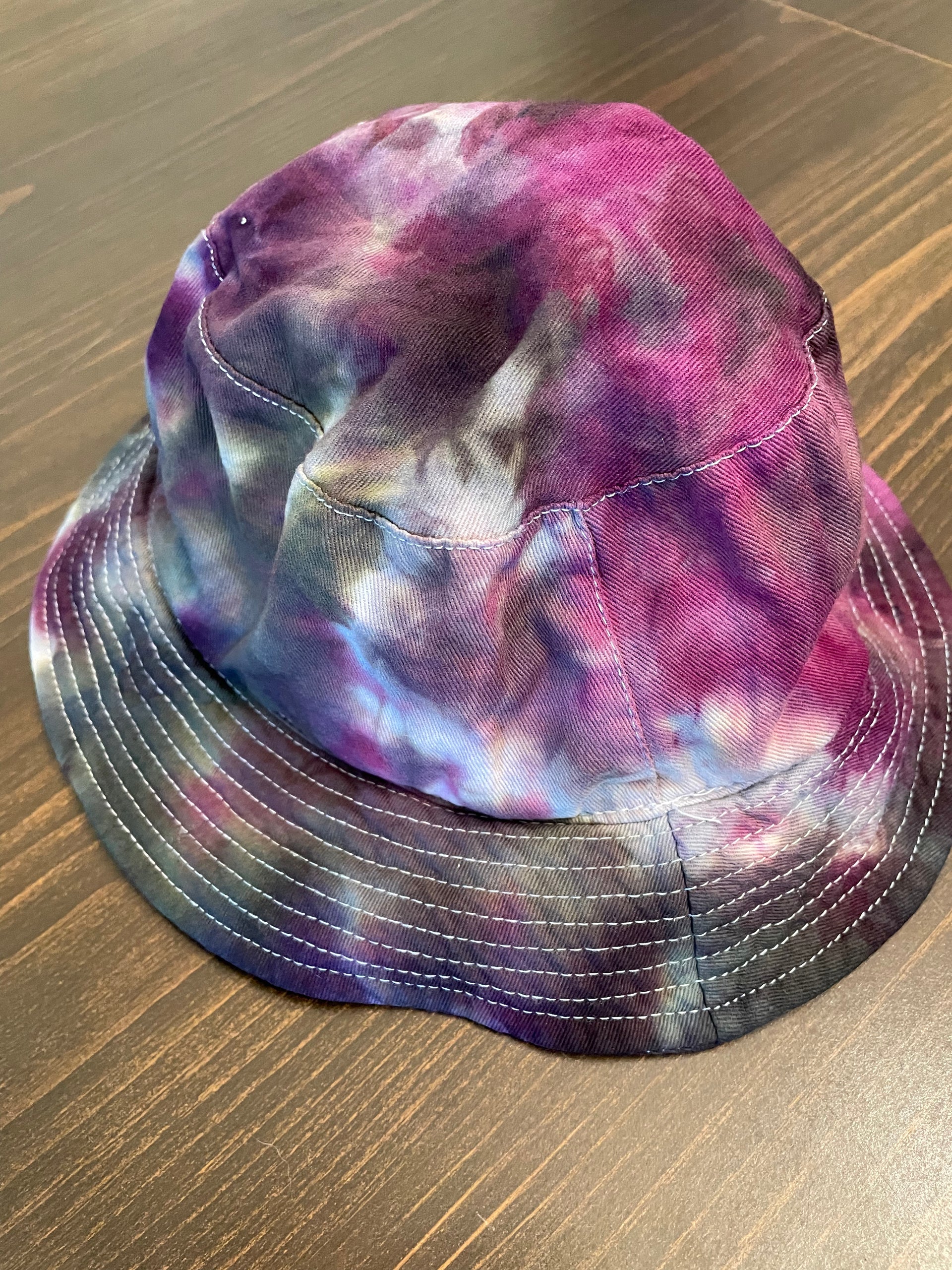 NWT Celine Tie Dye Bucket Hat Size S triomphe bucket hat IN COTTON DENIM - VIVIENNE GLASS | CELINE main image 2